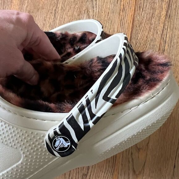 Crocs Sherpa Lined Animal Prints Clog Mens 12 main image 8